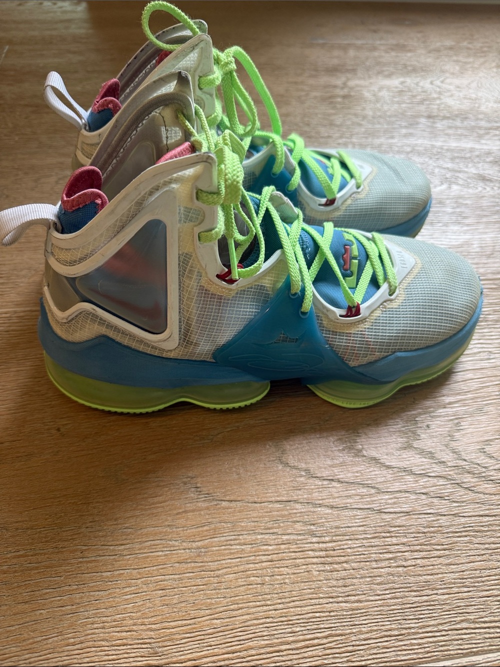 Nike LeBron 19 “Tropical” Basketball Shoes | Dutch Blue / Lime Glow /
